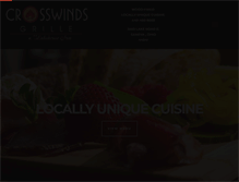 Tablet Screenshot of crosswindsgrille.com